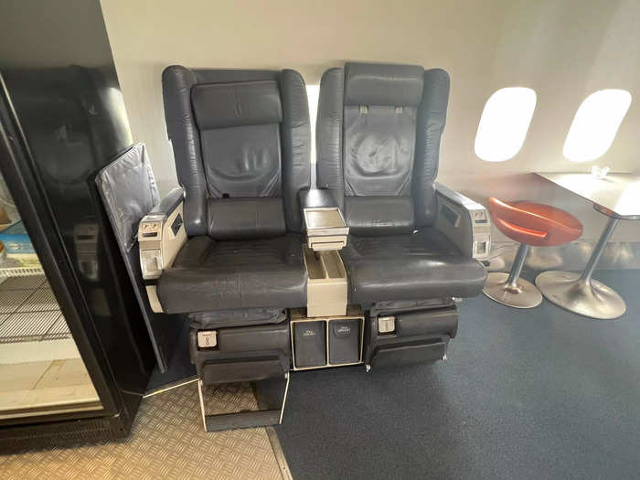 …business class seats...