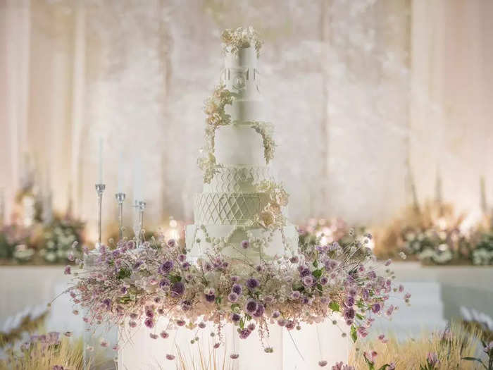 Larger-than-life wedding cakes are falling out of favor.