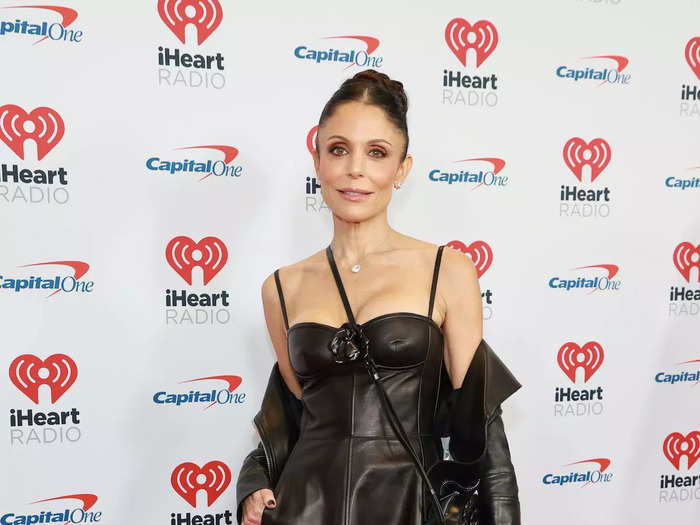 Bethenny Frankel wore leather from head to toe on the red carpet.