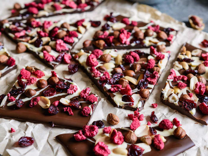 Chocolate bark is one of the easiest and most delicious holiday desserts, and you can customize it with any toppings you