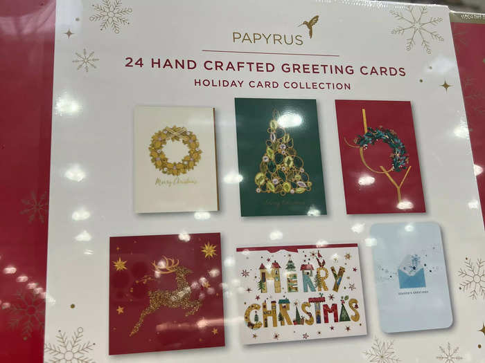 Costco is also a good place to get greeting cards.