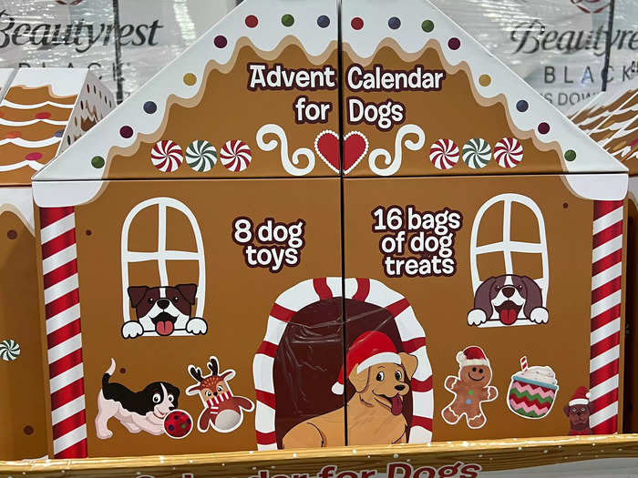 People with dogs can also get their pup a calendar of treats.