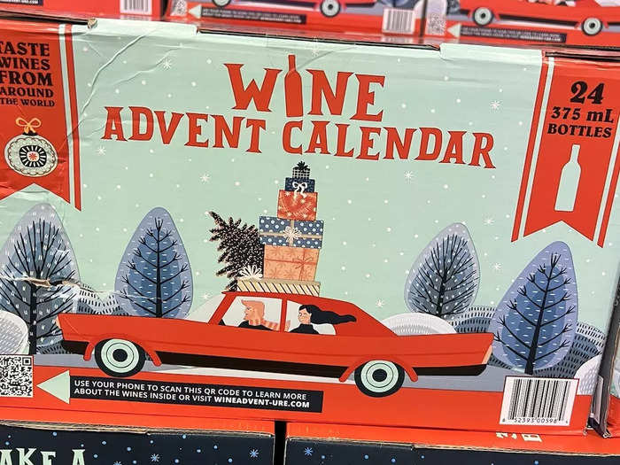 Costco also has a bunch of advent calendars, including a wine one.