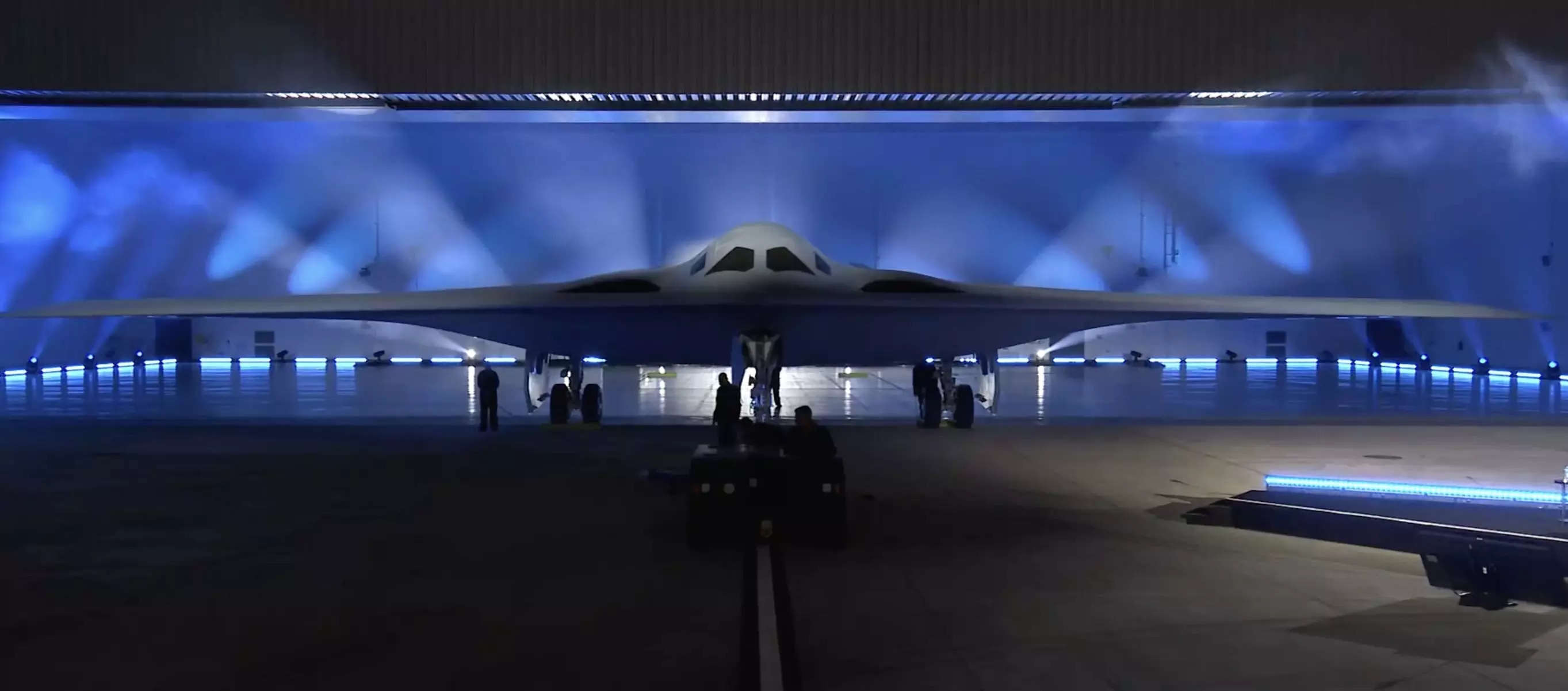 The B-21 Raider is unveiled.