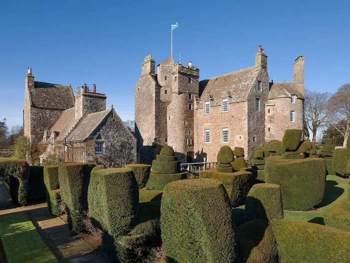 The Earlshall Castle, listed at ₤8,000,000, in Scotland has been haunted since 1564.