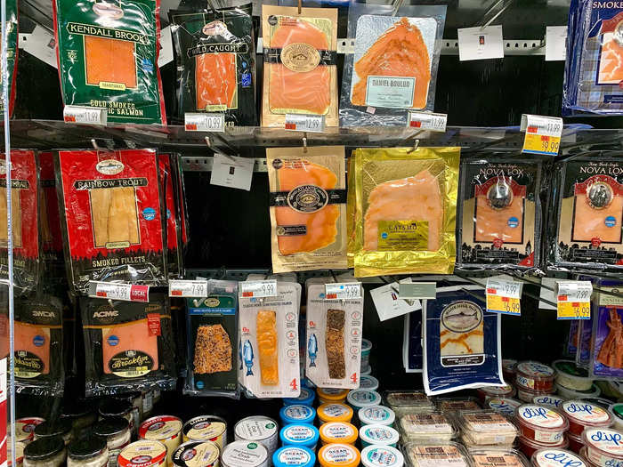 The smoked fish selection, though, was on par with Wegmans.