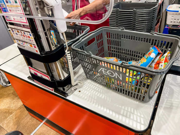 One thing I appreciate about using a shopping basket for groceries is that I don