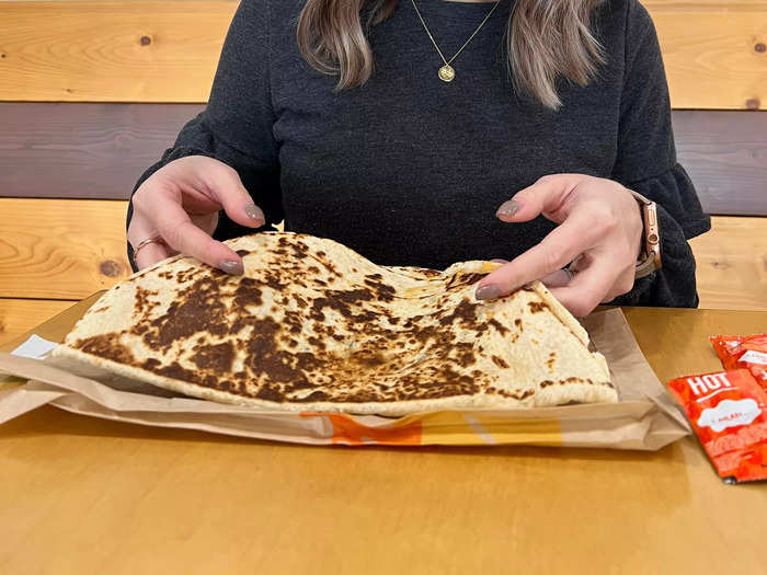 Taco Bell has always done right by a quesadilla, and this variation was no different.