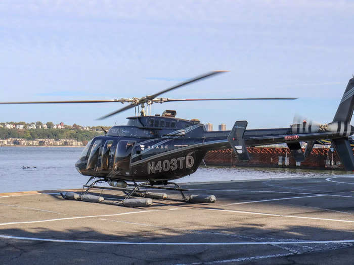 For an extra $595, passengers could take a 15-minute helicopter transfer from Manhattan to the lounge. I opted for the train.