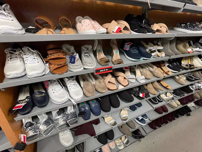 The shoe section made me kind of sad. Organized by size, some pairs of shoes looked like they