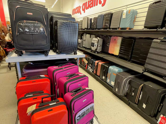 The luggage section was perhaps the most organized in the store, even though it was right next to the accessories.