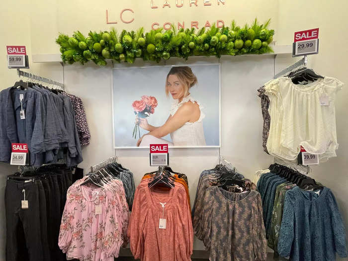 Former reality TV star and lifestyle maven Lauren Conrad also has a line at Kohl