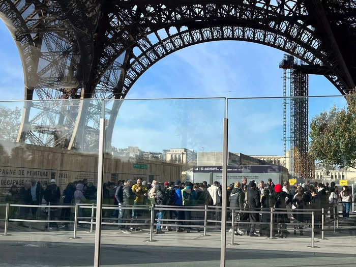 I was also disappointed when I saw the long line of people waiting to go up the Eiffel Tower and opted out of the experience, which also saved me somewhere between $11 and $28.