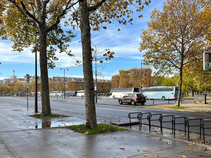 As I got closer to the Eiffel Tower, I saw a long line of tour buses stretched across the street. It felt like an omen of what was to come.