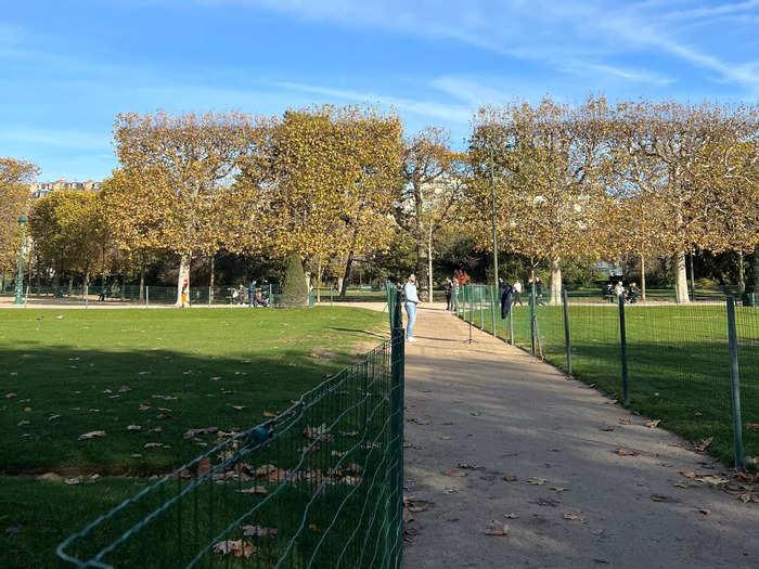 But I had missed the part where travelers said the gardens are closed in the colder months, and steel fences blocked the area from the public when I visited.