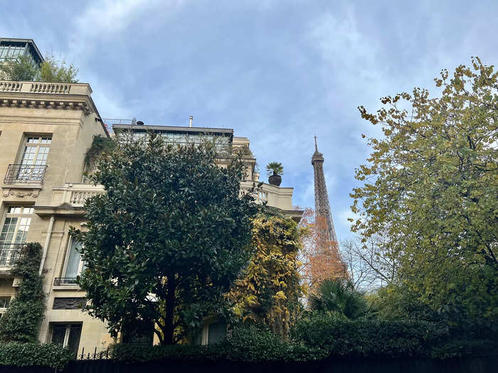 Whenever I saw the Eiffel Tower from a distance as I walked around Paris, I was impressed by the feat of architecture, and I thought it was sweet that so many people had come to see it with their loved ones.