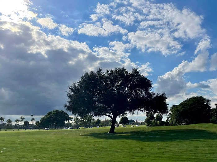 Beyond the club, not much else is on the island. Indian Creek Road is the neighborhood