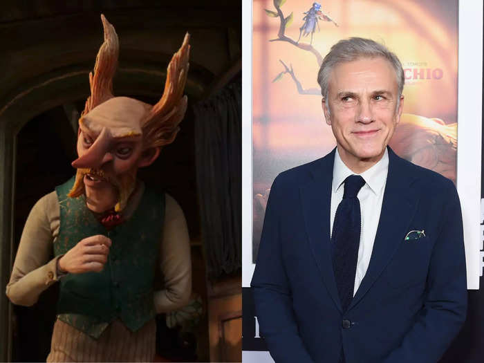 Christoph Waltz plays Count Volpe, a conniving circus master who believes Pinocchio to be his star.