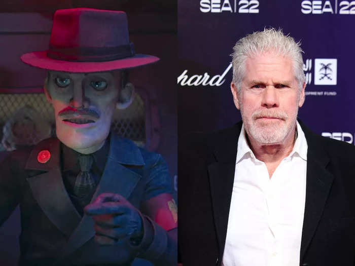 Ron Perlman plays the podestá, which is the title given to the highest civil government official in an Italian city during the Fascist regime.