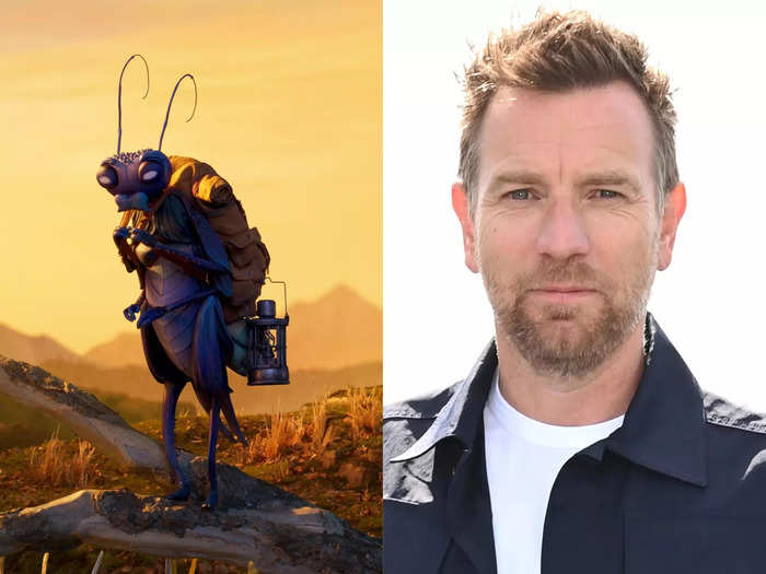 Ewan McGregor plays Sebastian J. Cricket, the memoirist who takes residence in Pinocchio