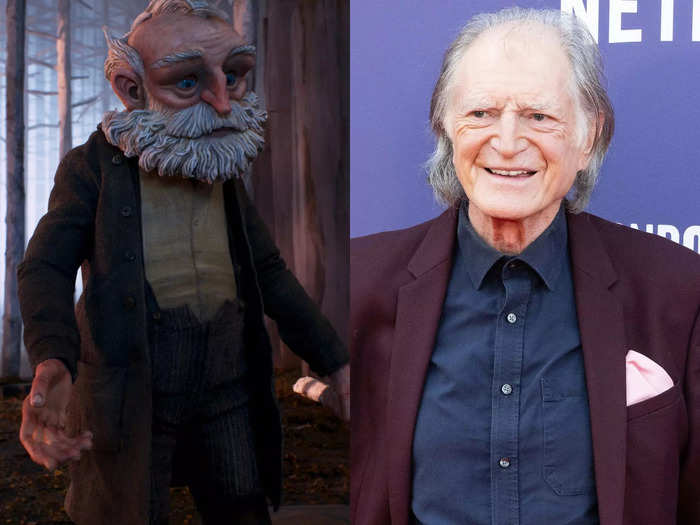 David Bradley plays Pinocchio and Carlo