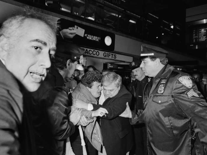 As word reached loved ones of victims who were killed in the crash, one woman was photographed at John F. Kennedy Airport in New York in tears screaming, "My baby! My baby!"