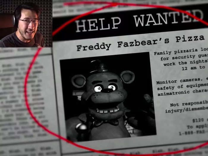 His YouTube career has mirrored the rise of cult horror game franchise "Five Nights at Freddy