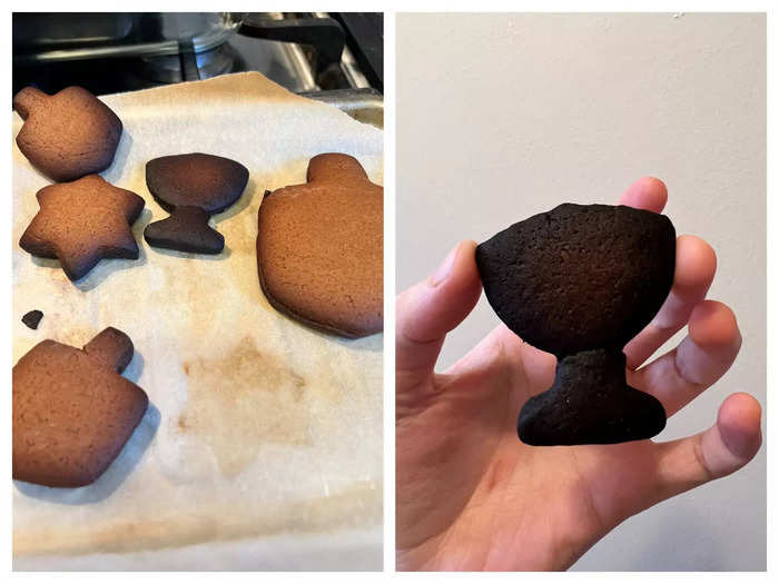 The first batch came out a little ... burnt.