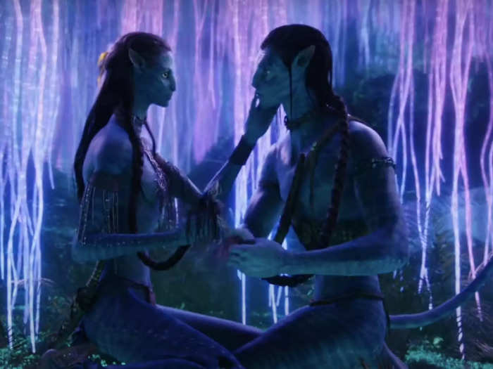 Jake winds up falling in love with Pandora and its people, and bonds with Neytiri.