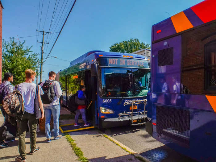 On an August 2022 train trip to Niagara Falls, Hadden arrived at her destination two hours later than planned, giving her less time to explore the falls during daylight hours.