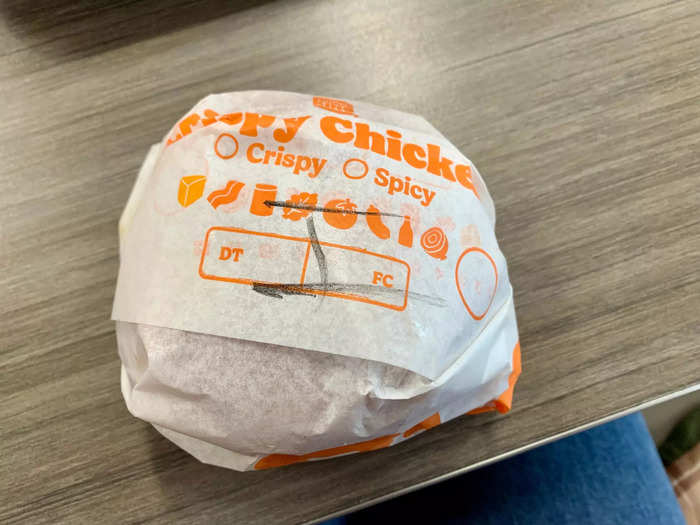 First, I went to Burger King for the Italian Royal Crispy Chicken Sandwich.
