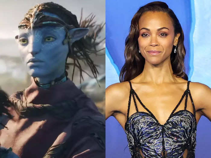 Zoe Saldaña returns as his wife, Neytiri.