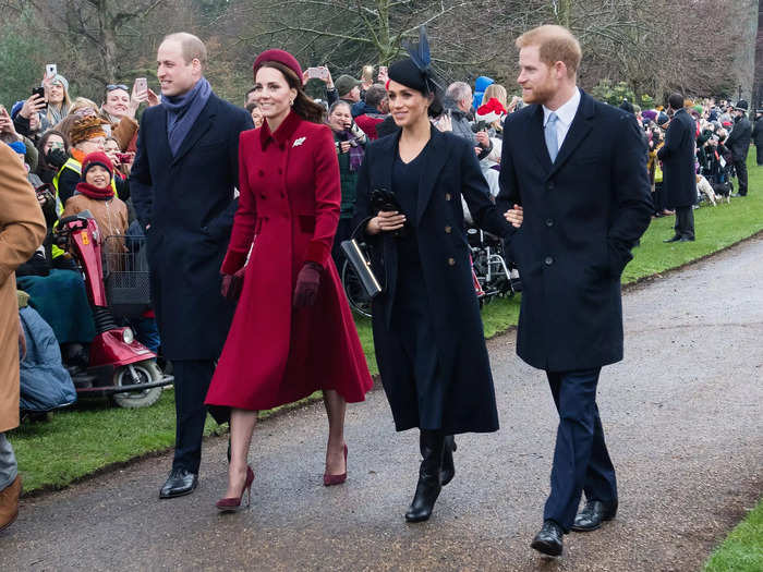 In March 2019, the Duke and Duchess of Sussex split their office with the Cambridges.