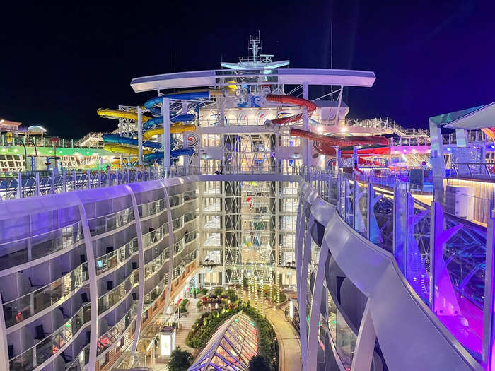 And with this giant size comes a long list of amenities, spaces, and services to keep travelers entertained for days at sea.