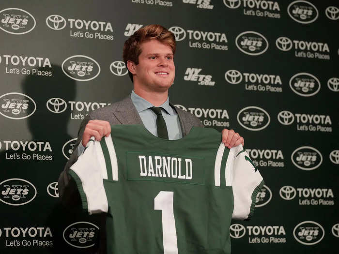 T7. Sam Darnold — New York Jets, 2018