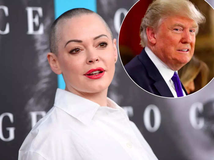 Some off-screen voices in the movie during phone calls had actors playing Donald Trump and Rose McGowan, while some actors played themselves