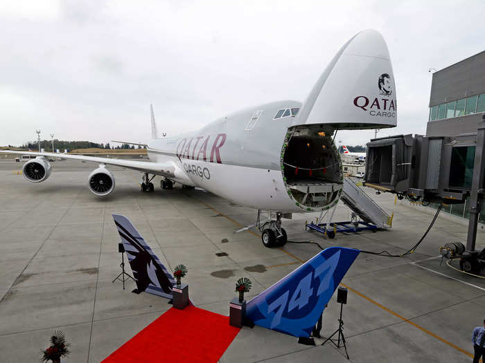 "The nose loader for oversized freight is what makes her so unique and capable to transport things other planes can