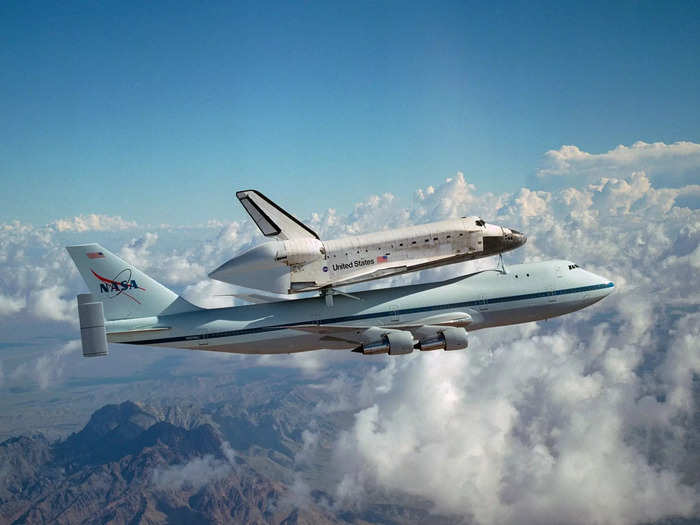 Probably the most impressive feat is the two 747-100s that National Aeronautics and Space Administration asked Boeing to convert into Space Carrier Aircraft.