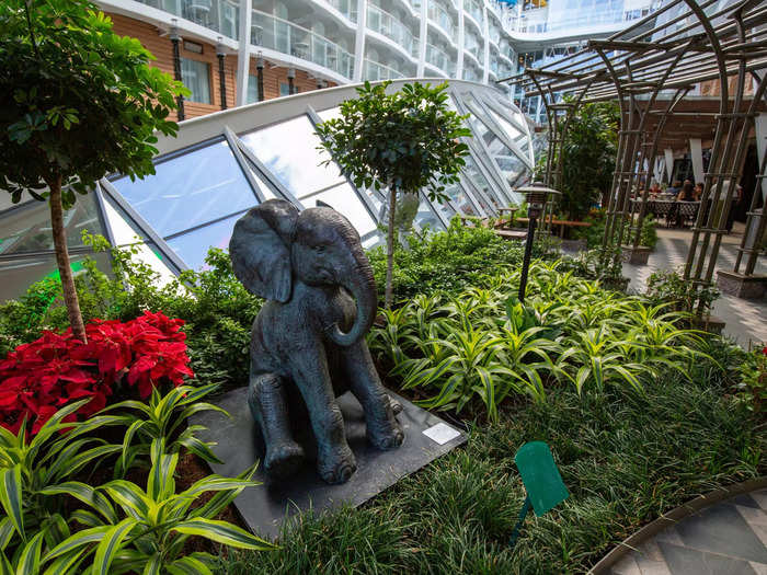 And given its proximity to my stateroom, this tranquil park — which looked nothing like the rest of the ship — felt like my temporary backyard.