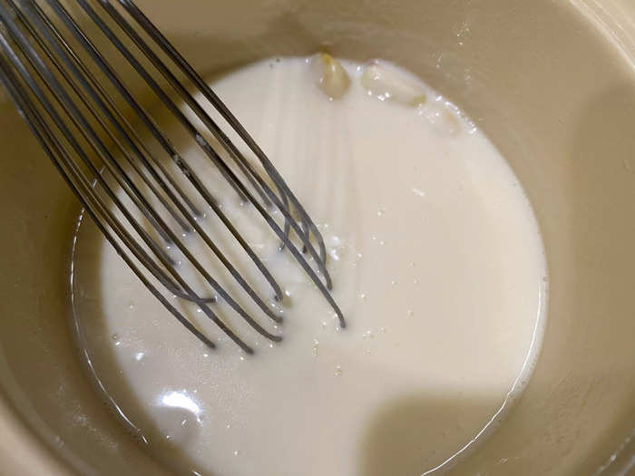 Next, it was time to start making a béchamel sauce.