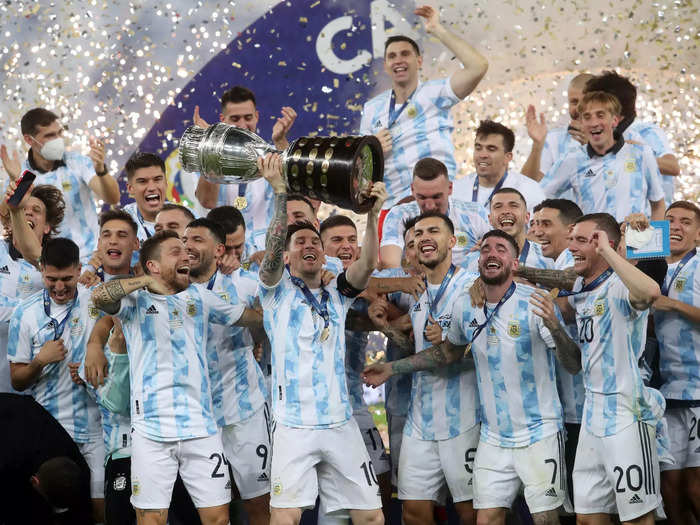 2021: Messi enjoyed the most fruitful year yet with Argentina, leading La Albiceleste to the Copa América title and earning player of the tournament and golden boot honors