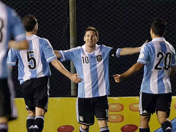 2013: He continued his upward trajectory with Argentina as team