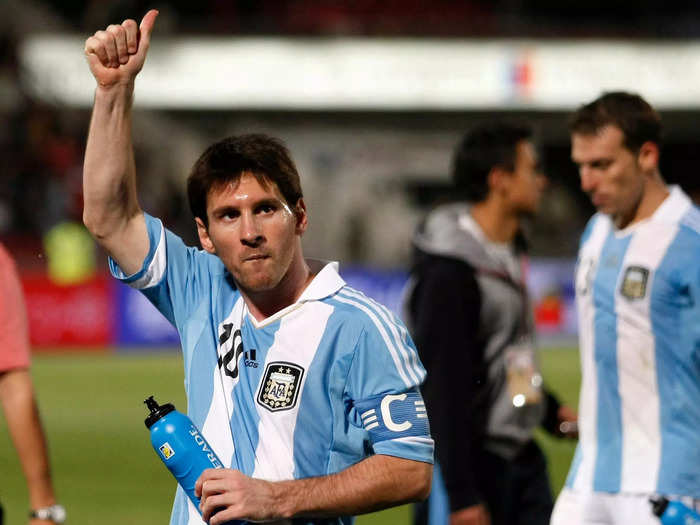 2012: Messi was named Argentina