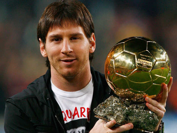 2009: Messi won his first Ballon d