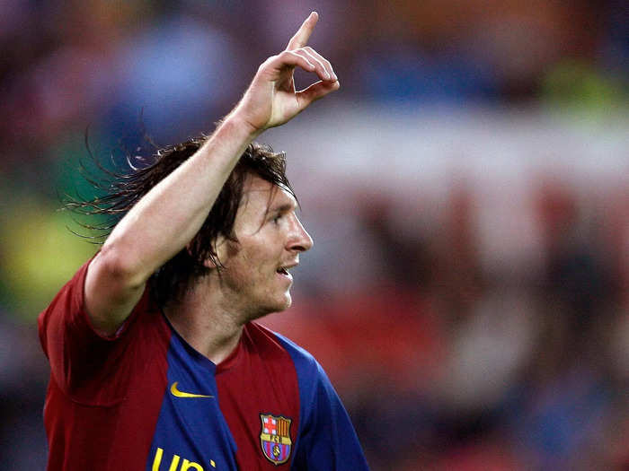 2007: Spanish media christened Messi as the "Messiah" after he finished third in Ballon d