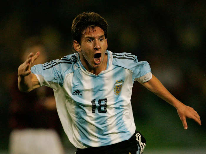 2004: Though he was eligible to compete for Spain at the international level and drew interest from the Spanish Federation in his teens, Messi opted to play for Argentina as he