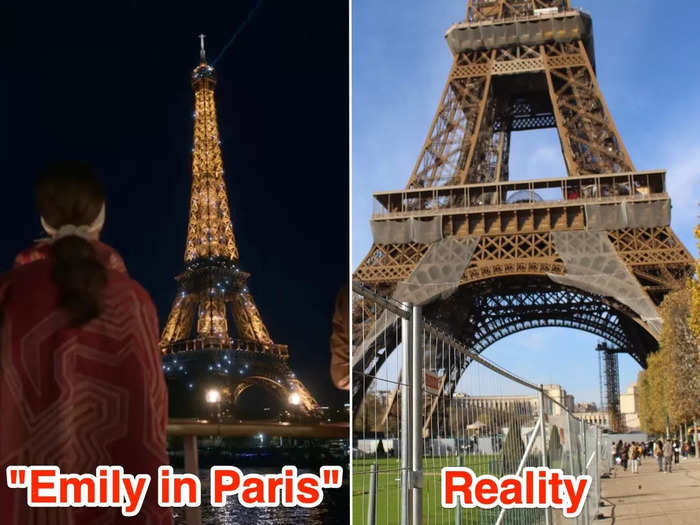 The Eiffel Tower frequently features as a romantic destination in "Emily in Paris." But I thought the reality was the opposite.