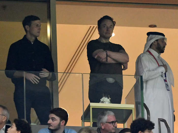 This month, he was spotted at the World Cup final and photographed with several noteworthy people, including a sanctioned Russian TV presenter, Turkish President Recep Tayyip Erdogan, and Jared Kushner, the son-in-law of former President Donald Trump.