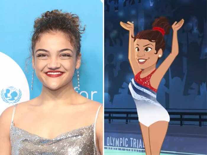 Laurie Hernandez is the third athlete to play herself in the upcoming season.