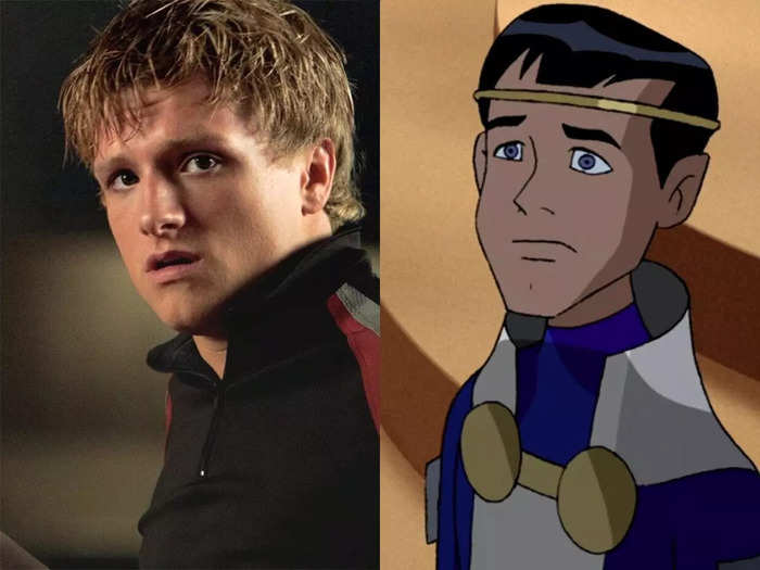 Long before playing Peeta Mellark in the "THG" franchise, a young Josh Hutcherson voiced of Van-El on an episode of the animated show "Justice League Unlimited."